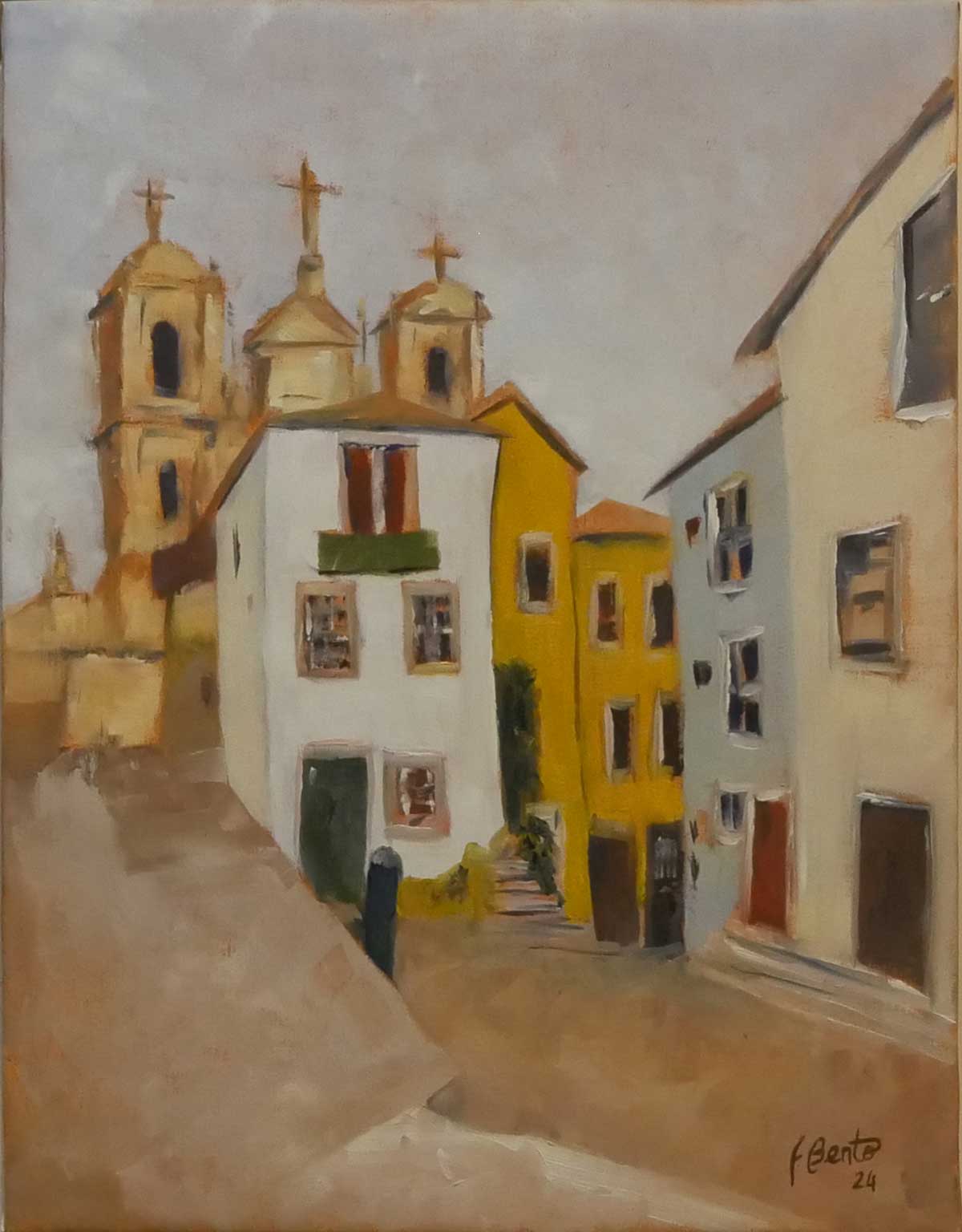  pintura a oleo original porto